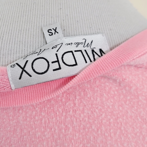 Wildfox Baggy Beach Jumper Taco Talk Neon Pink Bbj Size Xs - Picture 8 of 8